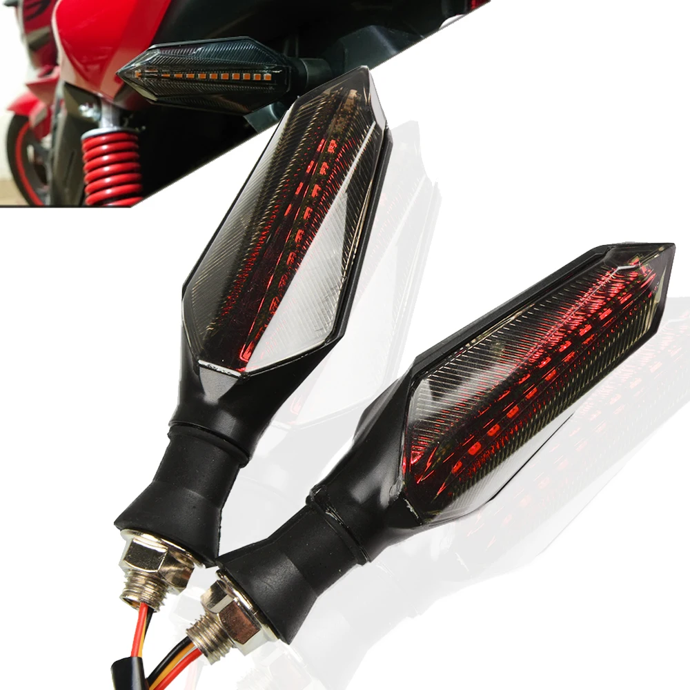 

Motorcycle Light 12V 12 LED Turn Signal Indicators Blinker Light for Honda CB1000 Big One CB125 CB250 CB400 CB500 CB600 Hornet