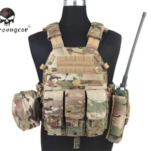 Emerson gear LBT6094A стиль тактический жилет с 3 ремень на ногу страйкбол военное снаряжение Мультикам EM7440H