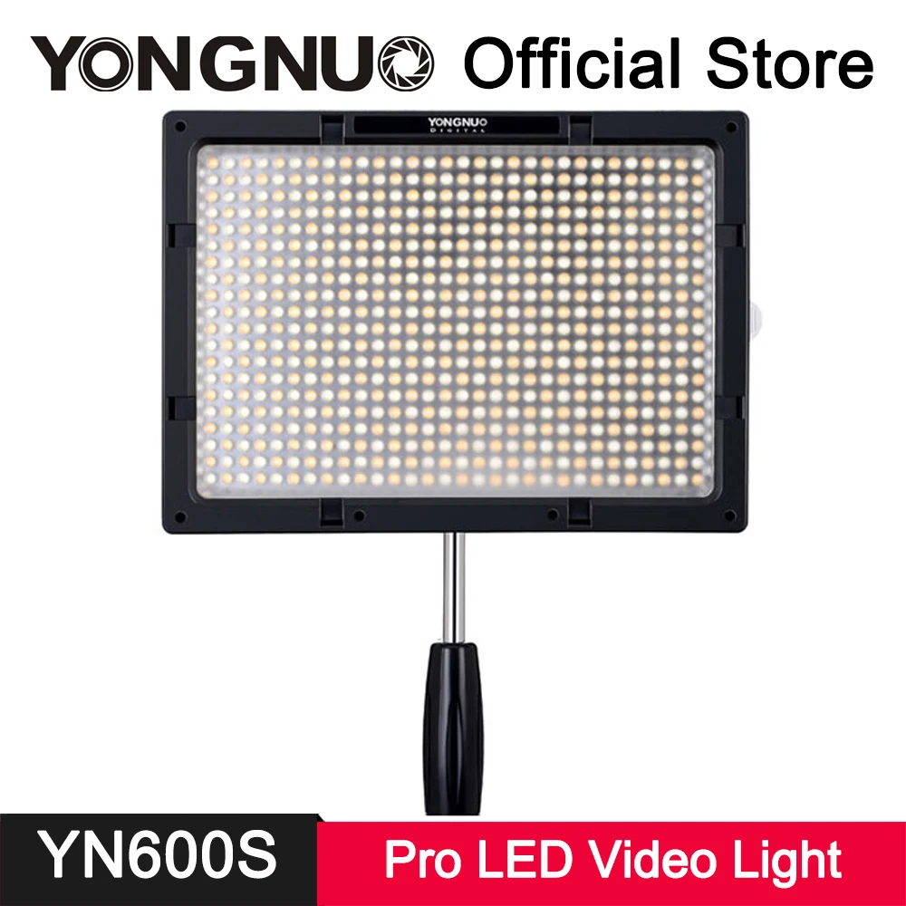 

YongNuo YN600S LED Fill Light Bi-color 3200K~5500K Adjustable Ultra Thin Light Panel Photo Studio Video Photography Lighting