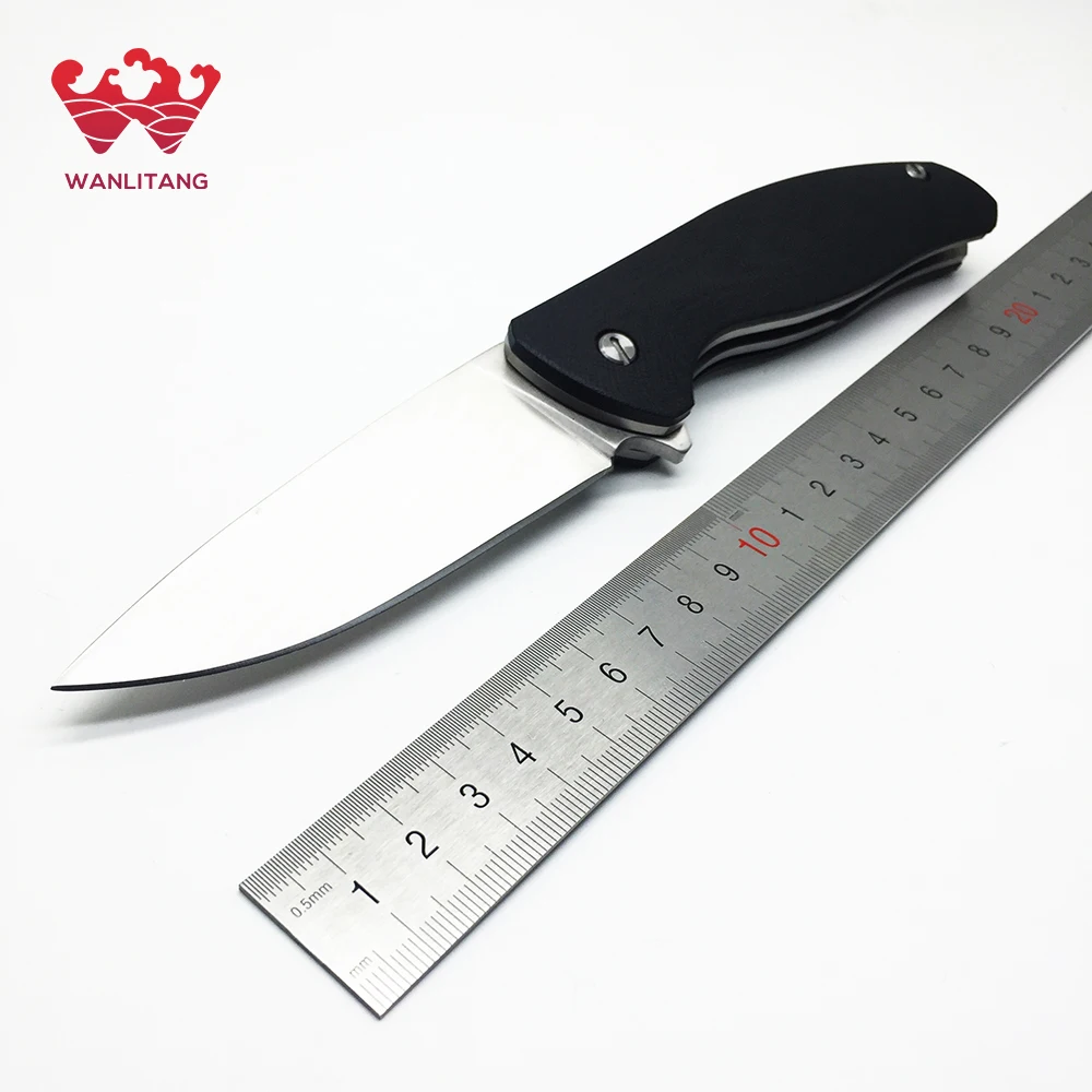 

WLC F3 Tactical Folding Knife Ball Bearings Flipper 30EVO blade G10 + steel handle outdoor hunt camping survival knives EDC tool