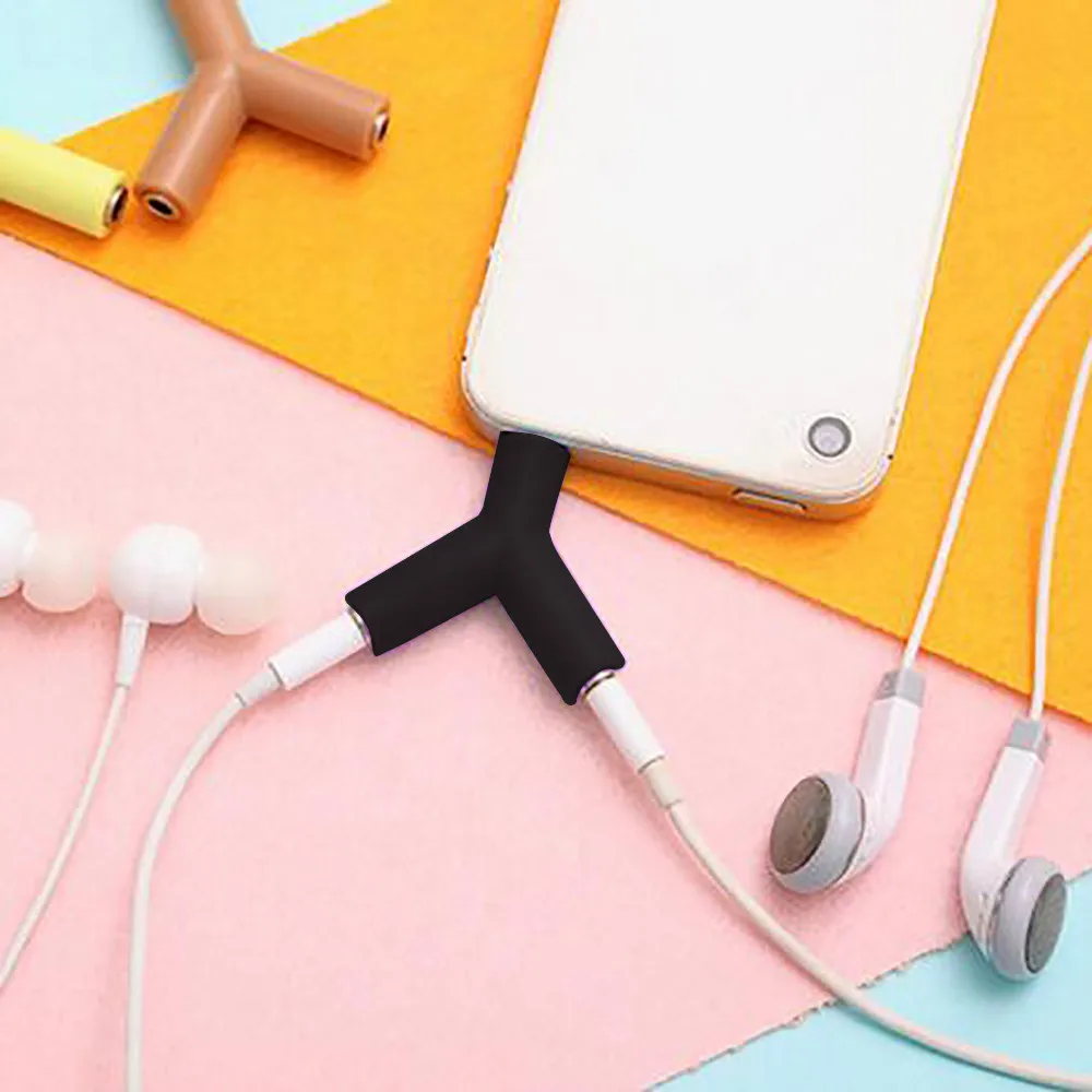 

3.5mm stereo earphone headphone audio y splitter headphone cable Y Jack Male to 2 Female MF 3.5mm Stereo Earphone z70