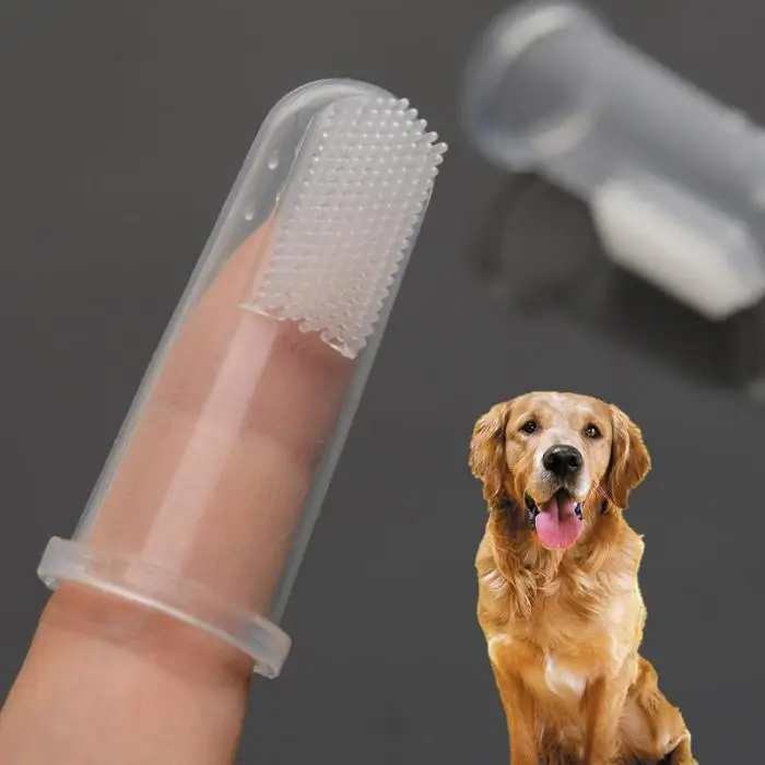 Мягкая зубная щетка для собак и кошек, 6 шт., материал для пищевых продуктов, щетка для чистки домашних животных, для здоровья, MYDING