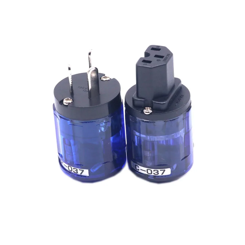Новинка 1 пара P 037 и C AU штепсельная вилка IEC Audio Hi Fi переменного тока для