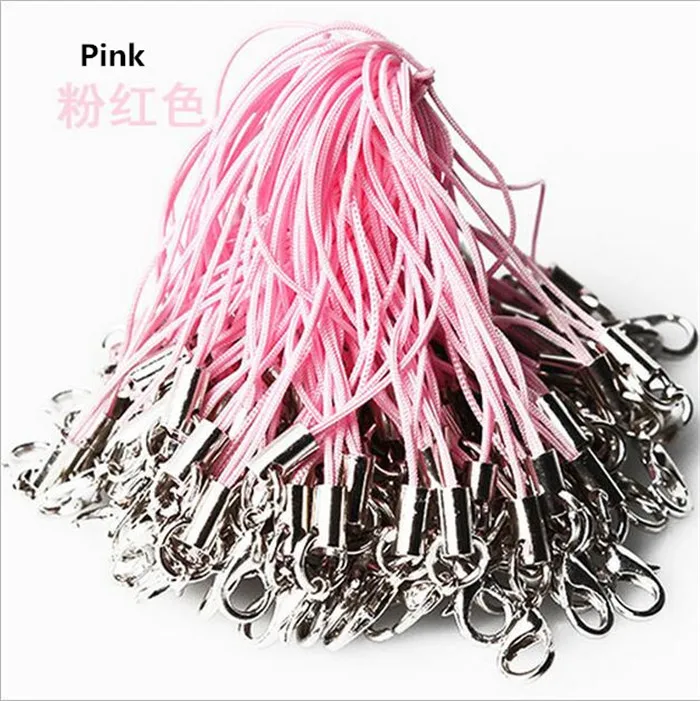 Buy 50 pcs/lot Pink camera wrist lanyard Cords Strap