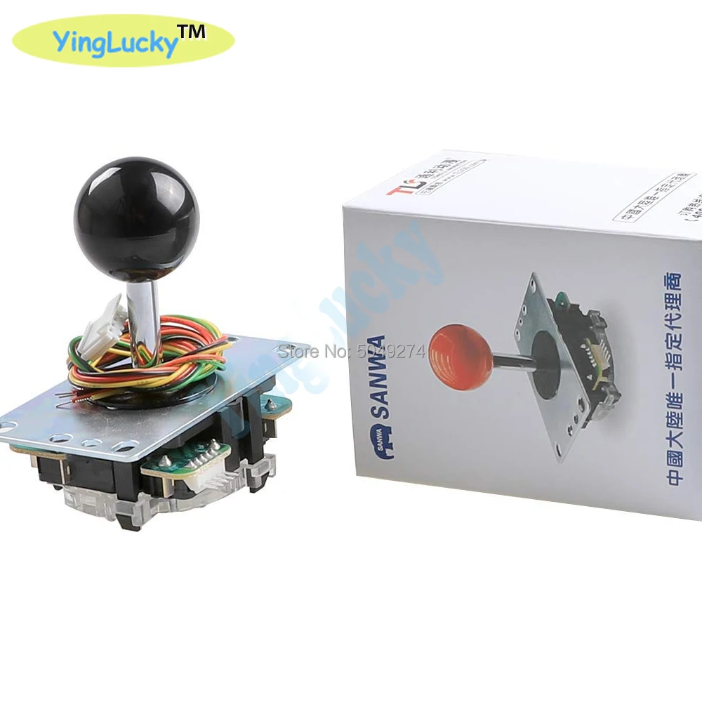 Sanwa Джойстик ЯПОНИЯ JLF-TP-8YT бои рокер с Topball и 5pin провода для Jamma аркадная игра