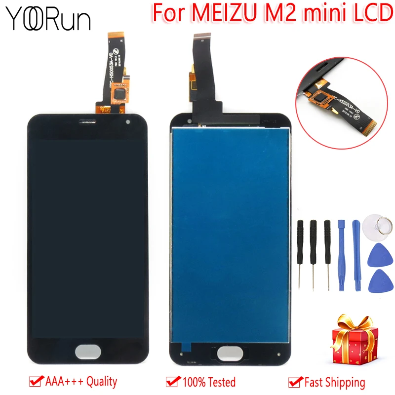 

Original Quality For MEIZU M2 Mini M578M M578U M578H M578 LCD Display Touch Screen Digitizer Assembly Replacement With Frame