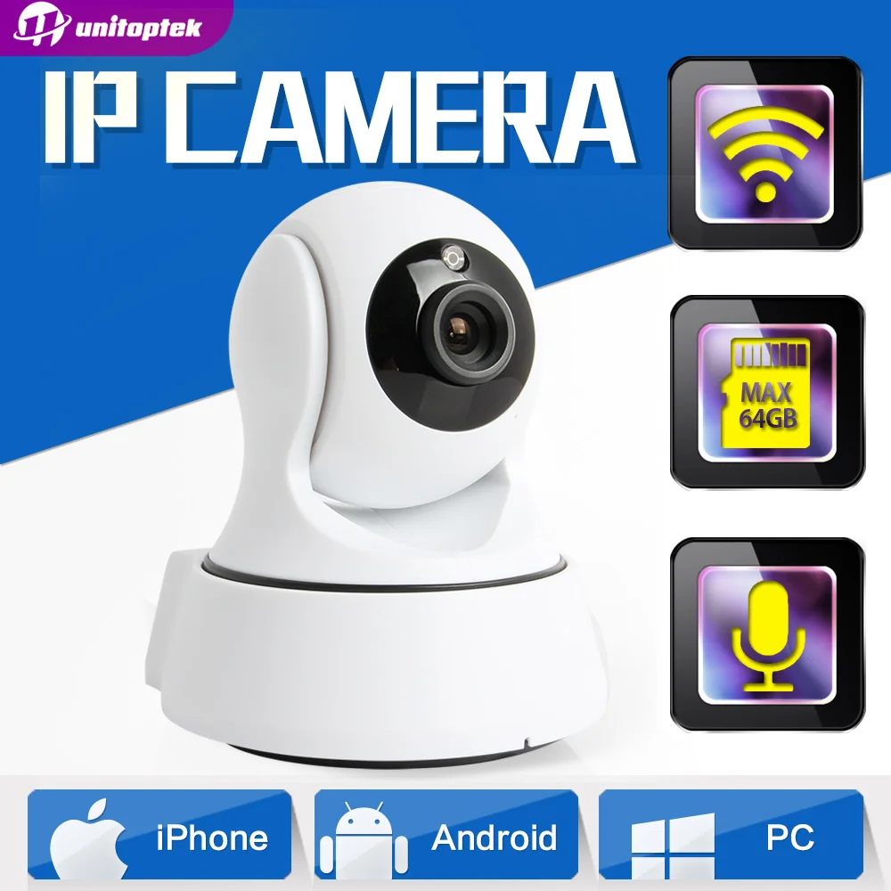 1.0MP WIFI IP Camera Wireless IR Cut Night Vision Two Way