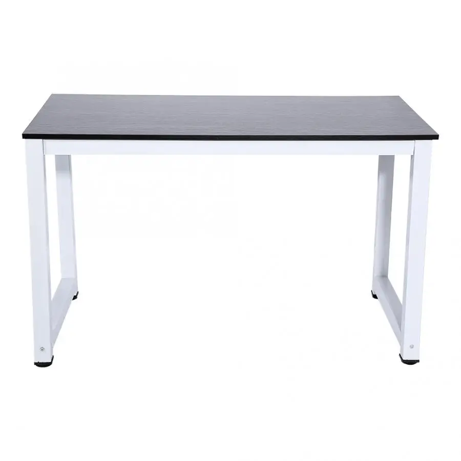 

Modern Walnut Wooden & Metal Computer PC Home Office Desk Study Table Bedroom