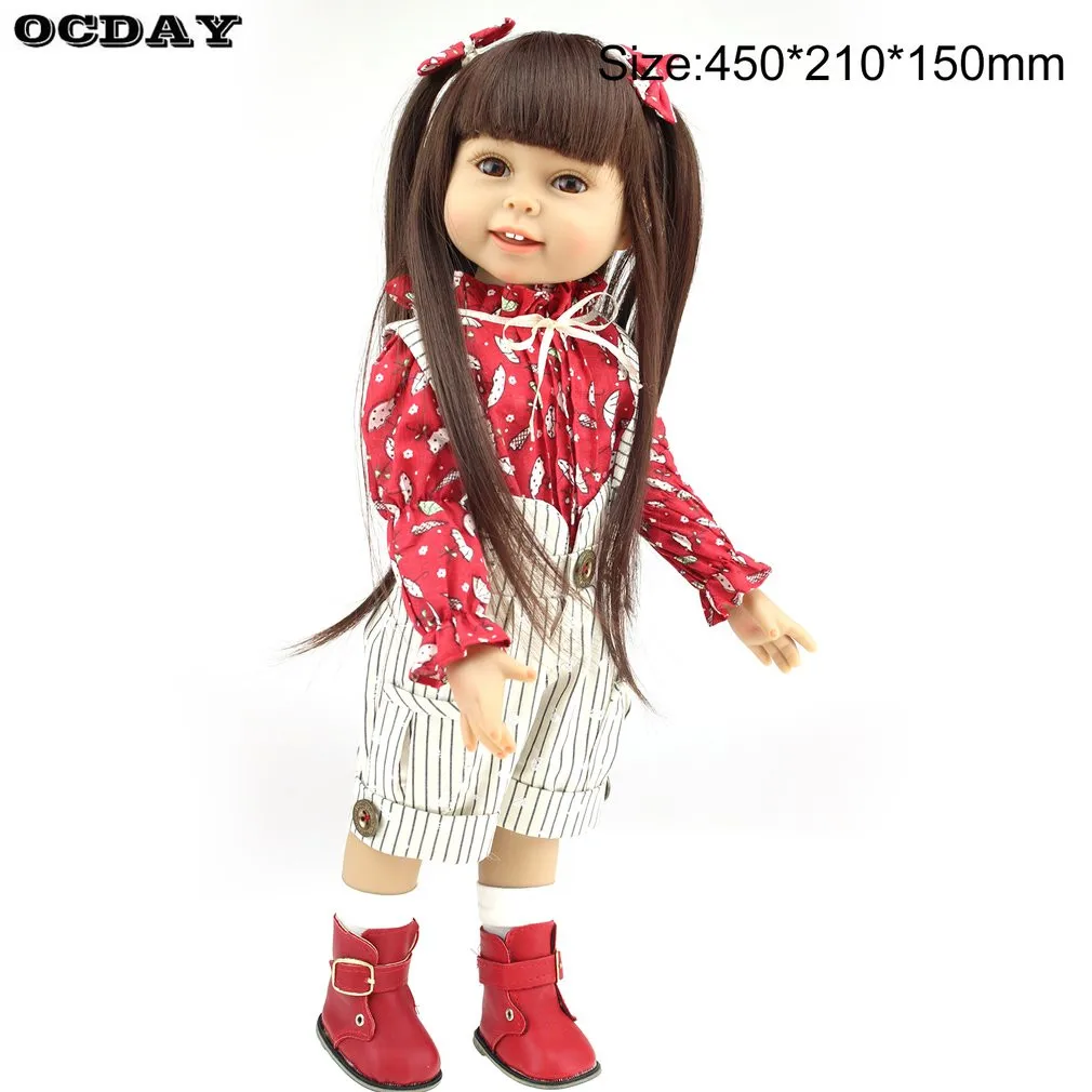 

40/45cm Reborn Baby Doll Kids Playmate Gift for Girls Baby Alive Soft Toys Girl Reborn Toys Photo Props babyDOLLS Gifts
