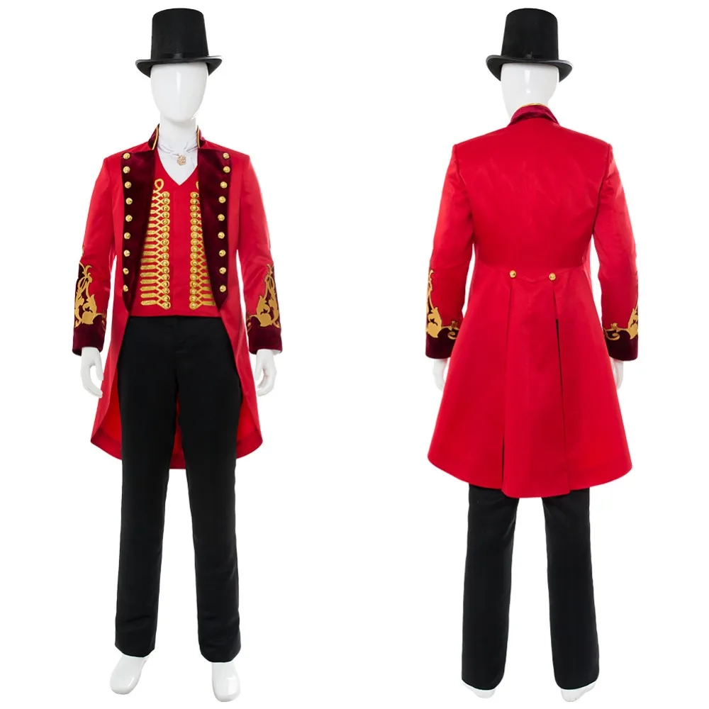 The Greatest Showman P.T. Костюм для косплея barum Хэллоуина костюм бармина униформа мага