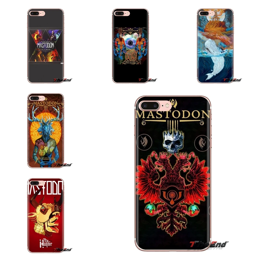 popular Mastodon band For iPod Touch Apple iPhone 4 4S 5 5S SE 5C 6 6S 7 8 X XR XS Plus MAX Soft Transparent Cases Covers |