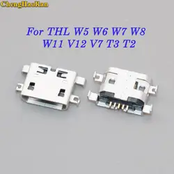 ChengHaoRan 5-30 шт для THL W5 W6 W7 W8 W11 V12 V7 T3 T2 micro usb разъем зарядки док Запчасти