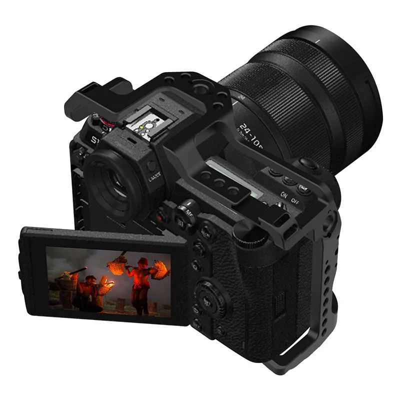 

Video Camera Cage Protecting Case Mount for Panasonic DC-S1/S1R Camera Photo Studio Kit Quick Release Plate Camera Accessories