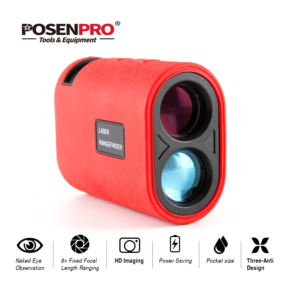 

POSENPRO 600m Telescope Laser Distance Meter Laser rangefinder Hunting Golf Digital Monocular Range Finder Angle measuring tool