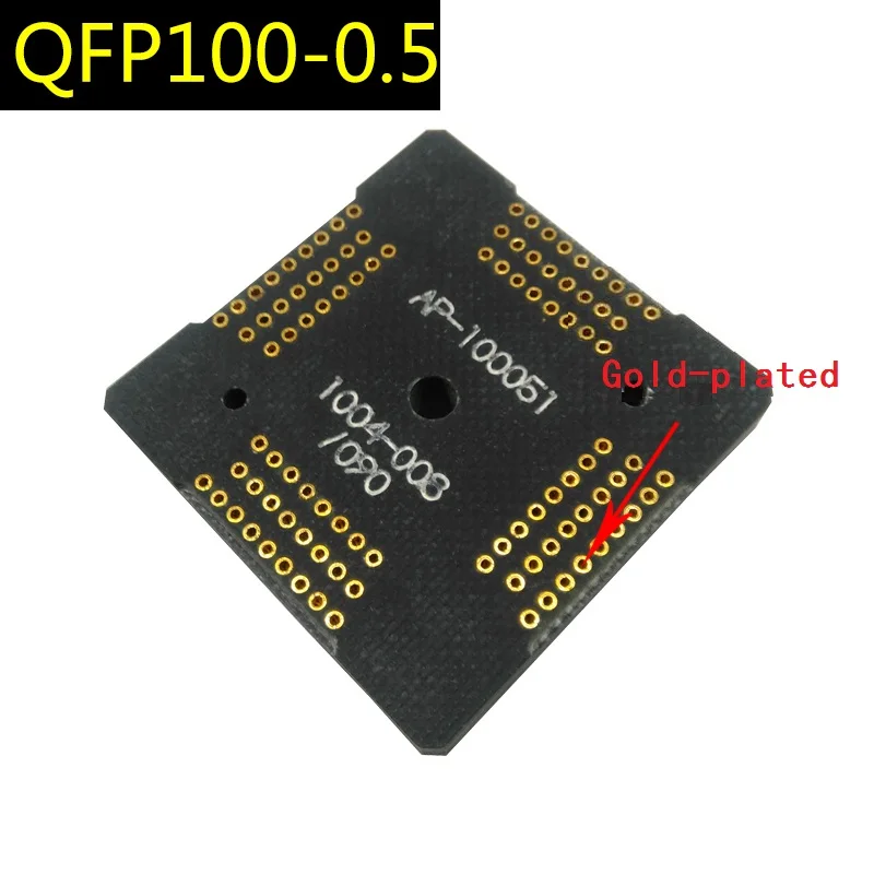 QFP100-0.5 клеммной колодки разъем бакелит адаптер qfp100 защиты на печатной плате для