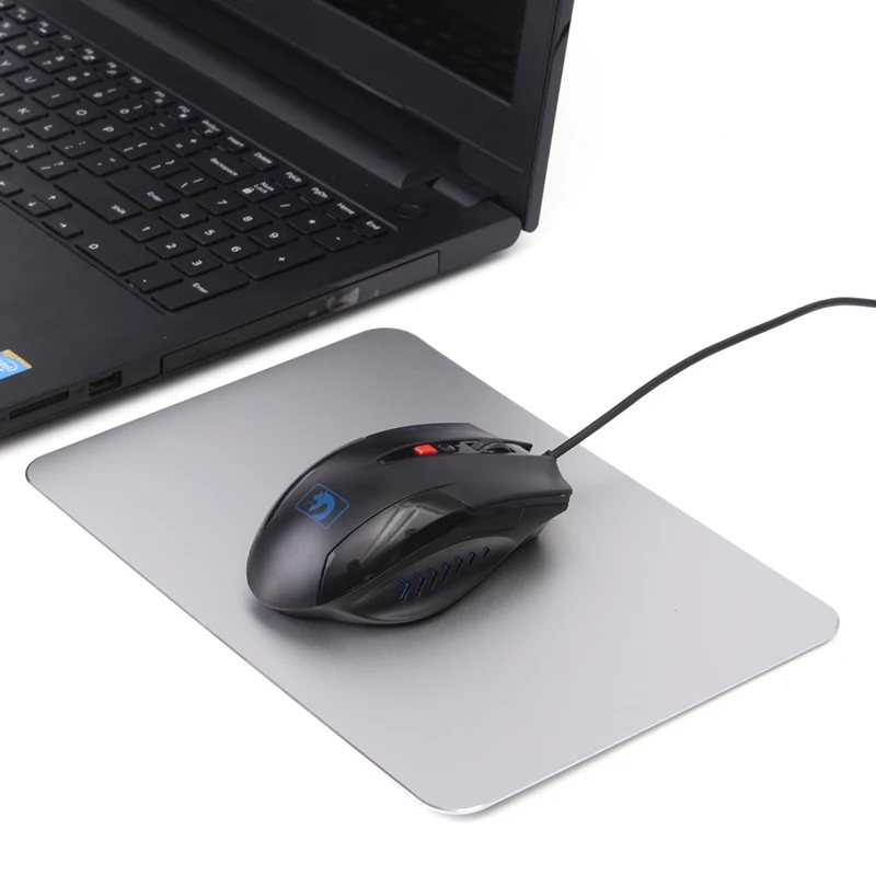  Aluminum Alloy Slim Metal Game Mouse Gamer Pad Computer Large Mouse Mat PC Laptop Gaming Mouse Pad 
