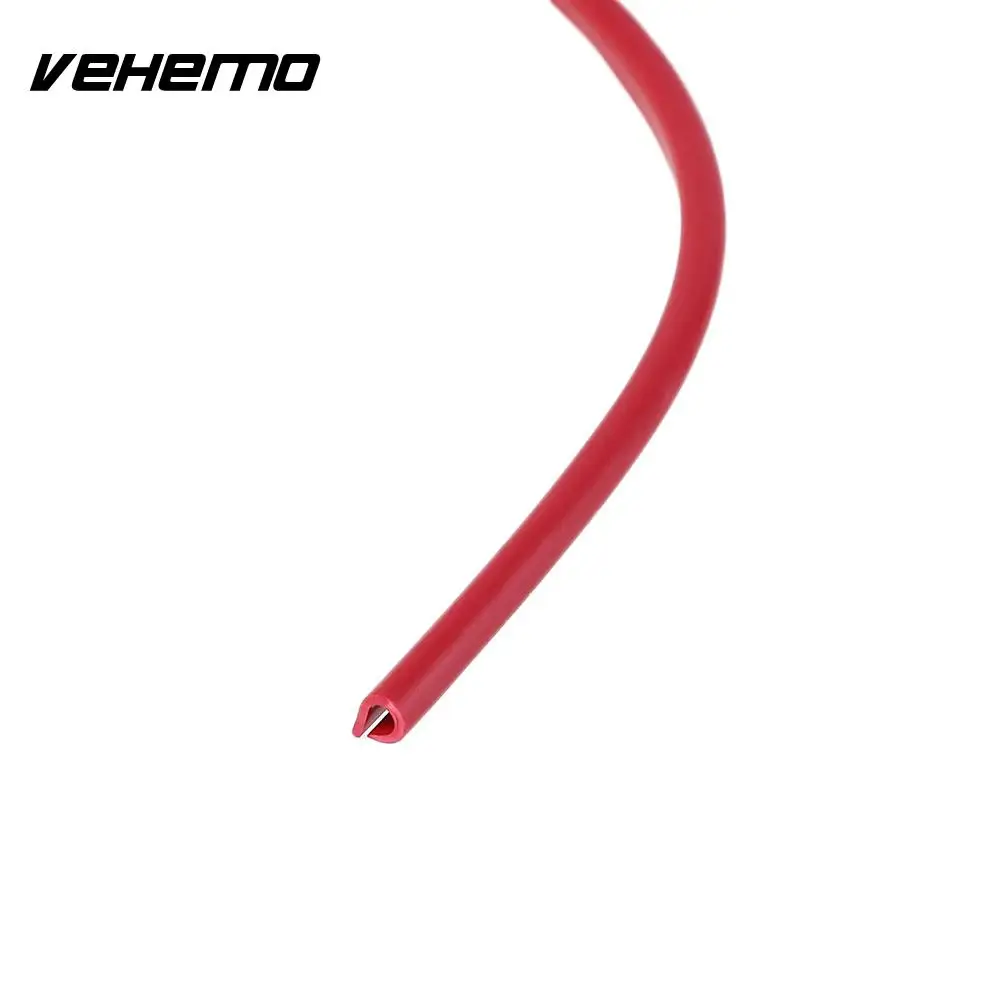 Vehemo 5 м Автомобильный Дверной уплотнитель полоса анти-столкновения бар протектор край защита звукоизоляционные пылезащитные