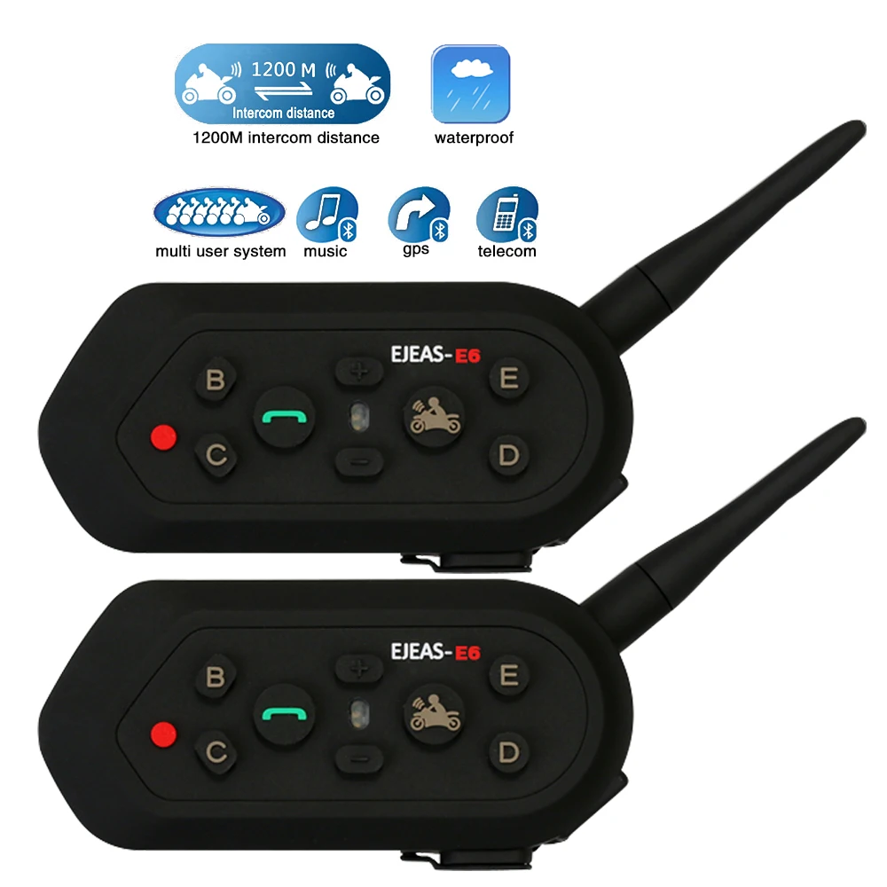 2017-Newest-product-2Pcs-E6-Motorcycle-bluetooth-headset-Intercom-1200M-Motorcycle-BT3-0-Helmet-Interphone-headset