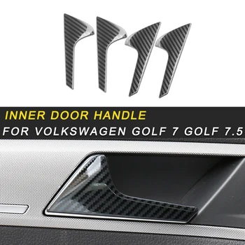 

For Volkswagen Golf 7 Golf 7.5 Car Styling Inner Door Handle Bowl Cover Trim Frame Sticker Interior Accessories