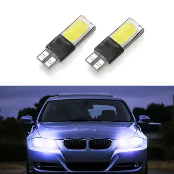 

1pcs T10 LED 194 168 W5W COB Interior Bulb Light Parking Backup Brake Lamps Canbus No Error Cars xenon Auto Led w5w t10 led