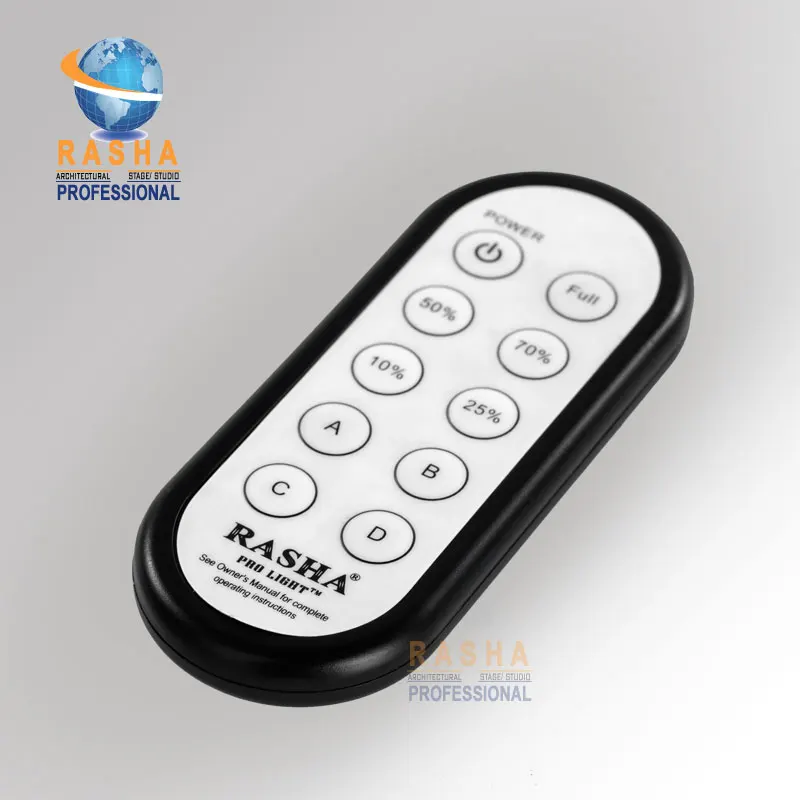 

Rasha-IRC Remote Control For Battery Powered &Wireless LED Par Light,Wifi LED Par Light,LED Par Can