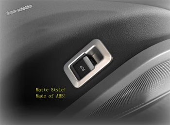 

Lapetus Rear Trunk Tailgate Door Button Switch Frame Accessories Cover Trim Matte Carbon Fiber Look For Audi Q5 2018 - 2020 ABS