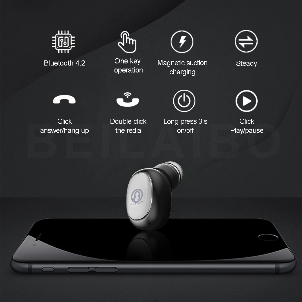 BL18 Sport Earpieces wireless earphones with microphone bluetooth headset wireless gaming headset Wireless headphone Bluetooth (18)