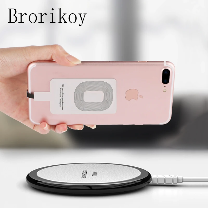 

Qi Wireless Charger Receiver for iPhone 6 7 6S Plus Samsung Xiaomi Universal USB Wireless Chargers Receiver Micro Type-C Adapter