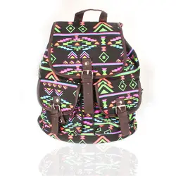 2017 Простые Модные Винтаж Цветочный дамы холст школьная сумка для досуга рюкзак для подростков обувь девочек mochila feminina дропшиппинг