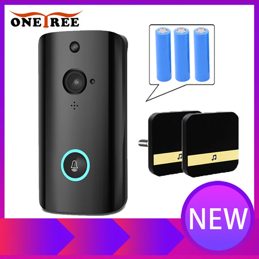 

Onetree High quality Video Intercom Doorbell WiFi Audio Doorbell With Camera 720P Night Vision Smart Wifi Video Doorbell