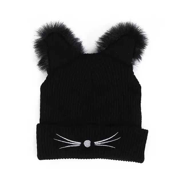 2018 Cute Cat Ears Hat Women Casual Hat with Ears Ins Hot Harajuku