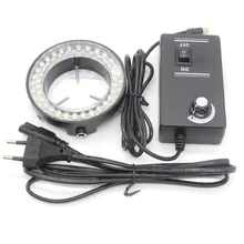FEITA de 56 Pcs LED Microscópio Anel lâmpada do Microscópio Rodada Iluminação lâmpadas Anel para Microscópio Estéreo Zoom Microscópio