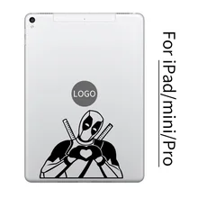 Humor Deadpool Tablet PC Vinyl Sticker for Apple iPad Decal Air Pro Mini 7.9/9.7/10.5/12.9 inch Art Laptop Skin Macbook Sticker