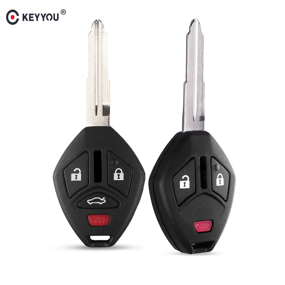 KEYYOU 2 + 1/3 1 кнопка необработанный ключ для автомобиля чехол пульта дистанционного