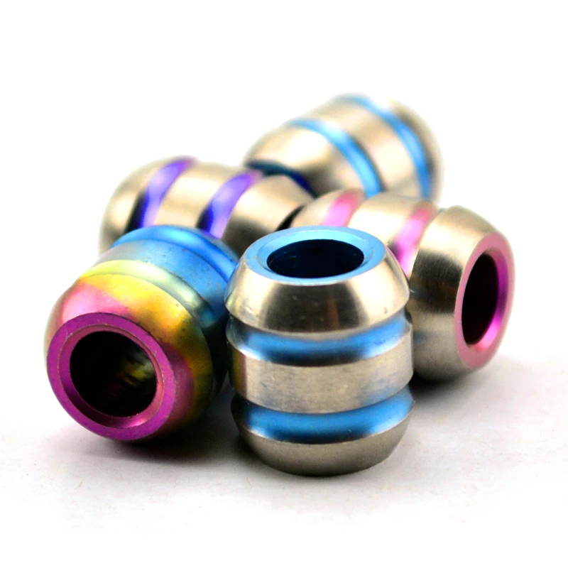 

Knife Cutter Titanium EDC Tool Keychain Pendant Rope Pendant Titanium Alloy Knife Pendant Knife Beads