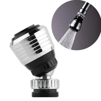 

360 Degree Rotate Nozzle Torneira Kitchen Water Saving Faucet Areator Bubble Swivel Head Saving Tap Spray Adapter
