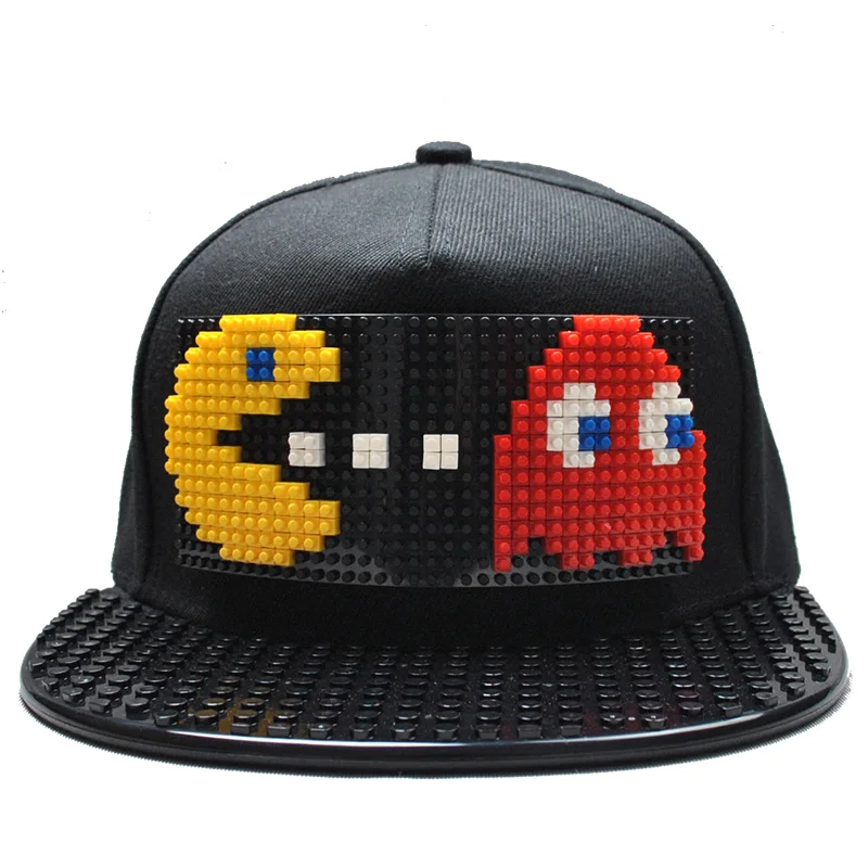 Мультяшная бейсболка Qbert в стиле пэчворк кепка сделай сам Снэпбэк Кепка хип хоп