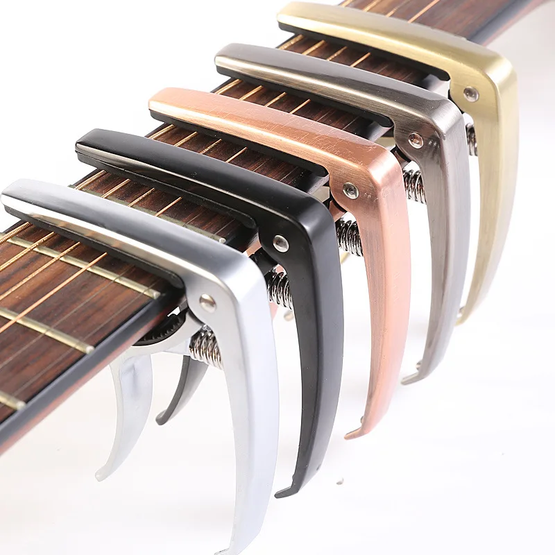 

Capsule instrument accessories wood folk guitar alloy material capo can be labeled