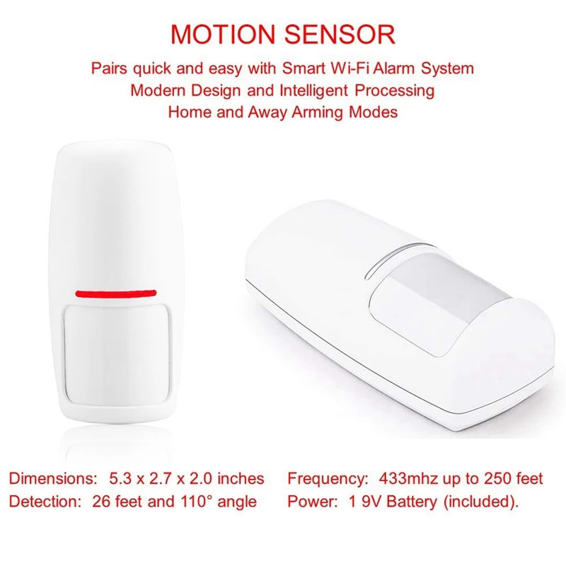 

Wireless Motion Sensor For The Smart Wi-Fi Alarm System Infrared Detector