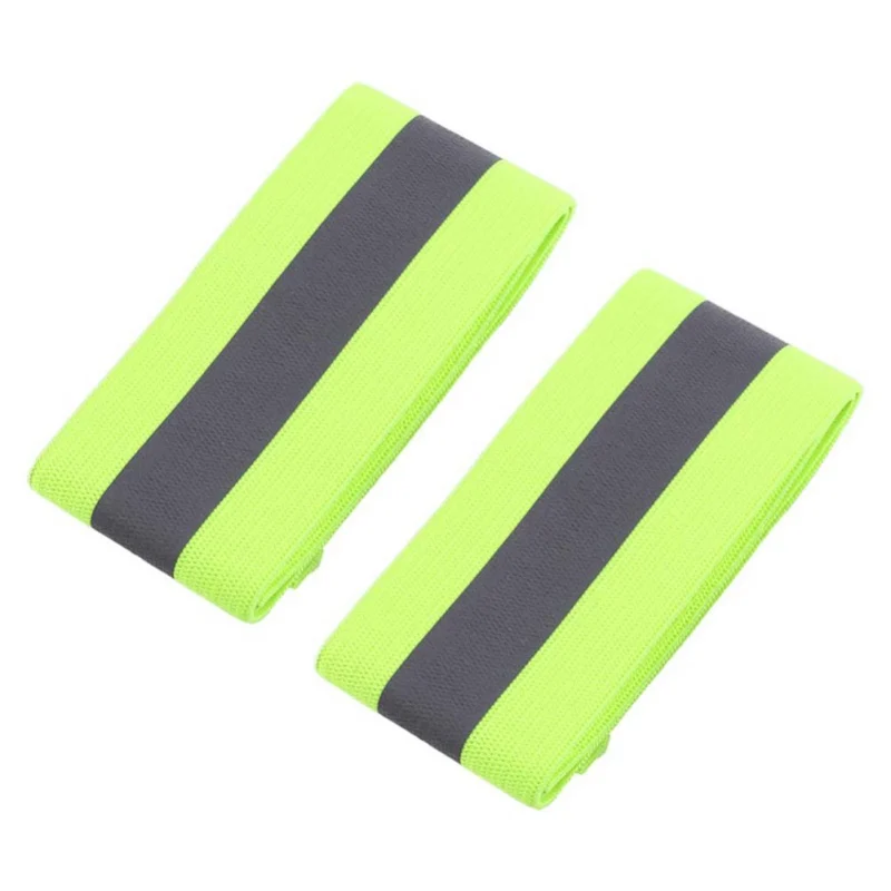 

2PCS/Pair Elastic Ankle Wrist Bands arm For Waling Cycling Running Outdoor Sports High Visibility Band Reflective Wristbands
