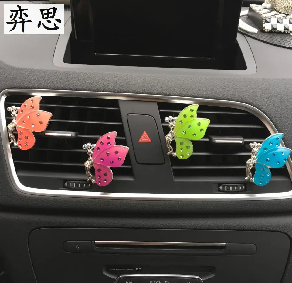 

A New Butterfly Fairy Perfume Jasmine Scented Green Tea Supplies Automotive Interiors With Air Personality Free Shipping