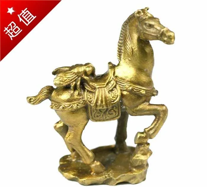 

Small bronze horse statue collection immediately fly statue Gamble and get rich right away great success Crafts Statues