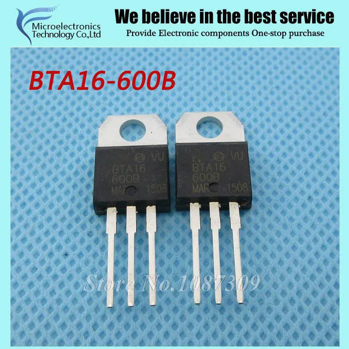 5pcs free shipping BTA16 600B BTA16 600 BTA16 Triacs 16 Amp 600 Volt TO ...