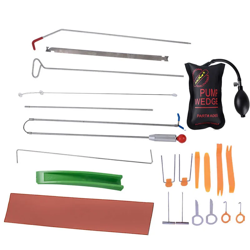 

Locksmith Tool Car Auto Tool Body Dent Tool Kit- Hail Ding Repair Starter Set Car Radio Panel Door Clip Panel Lock Pick Set