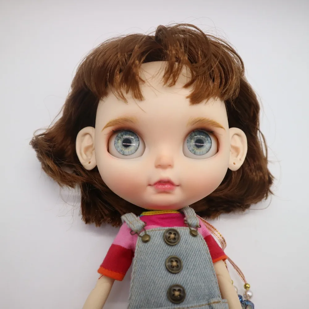Кастомизация кукла DIY joint body blyth кукла для девочек 20180126 милая кукла каштановые волосы