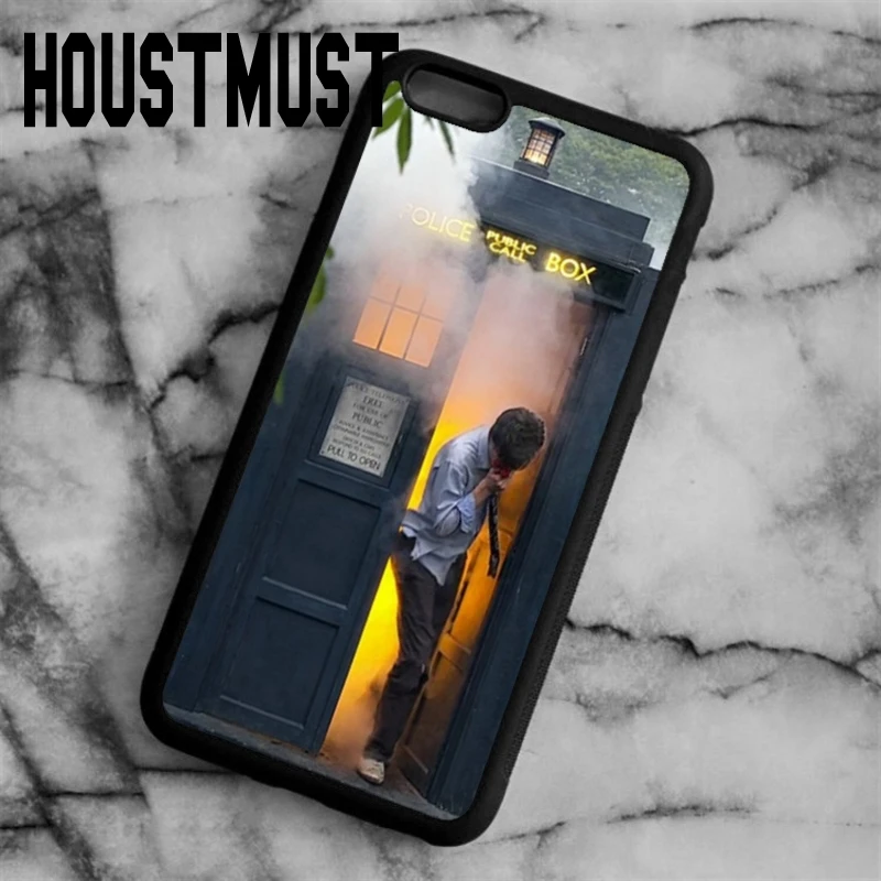 HOUSTMUST Top Tardis Doctor Dr Who Police Box Case cover For iPhone 5 5S SE 6 6S 7 8 Plus X Samsung galaxy S6 S7 edge S8 |