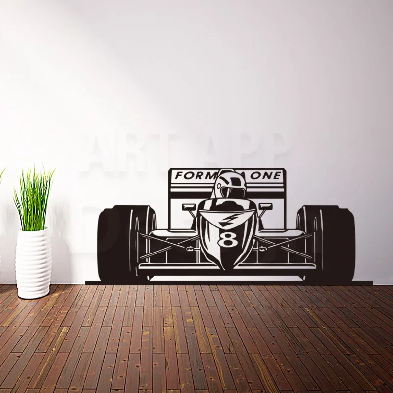 Art New Design house decor Vinyl Formula Racing car Wall Decals