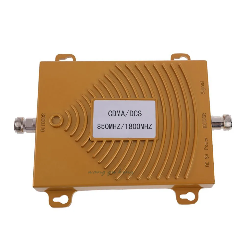 High Gain CDMA 850 mhz Signal booster Dual band CDMA DCS mobile phone signal repeater 850 / 1800mhz signal Amplifier