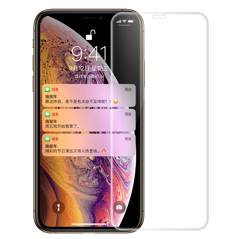 3D прозрачная задняя + передняя защита экрана для iPhone XS XR полное покрытие ТПУ
