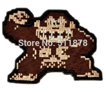 

Donkey Kong Gorilla Monkey Movie TV Series Costume Embroidered iron on patch MARVEL COMICS TRANSFER APPLIQUE